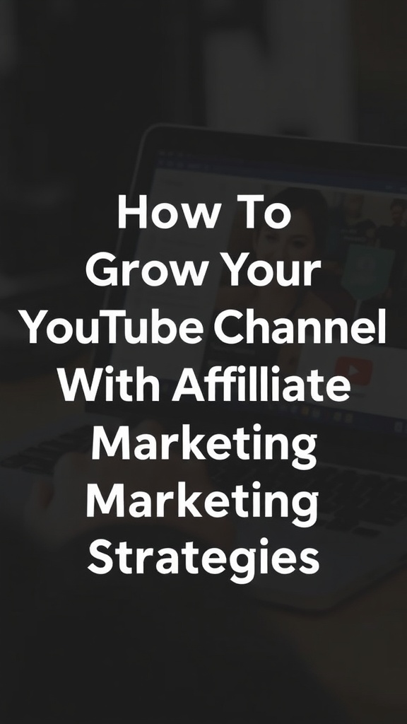 How To Grow Your YouTube Channel With Affiliate Marketing Strategies