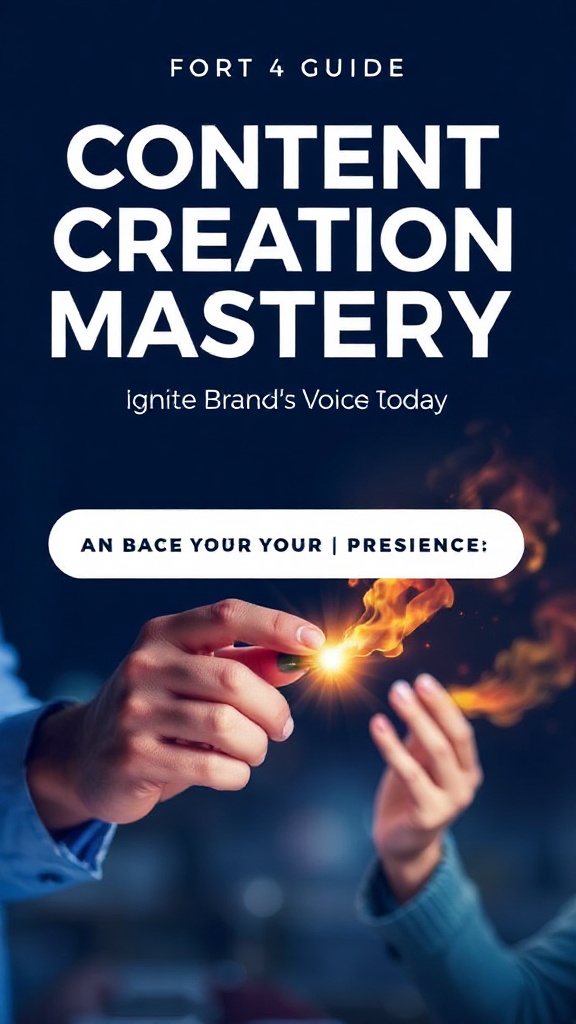 Content Creation Mastery: Ignite Your Brand’s Voice Today