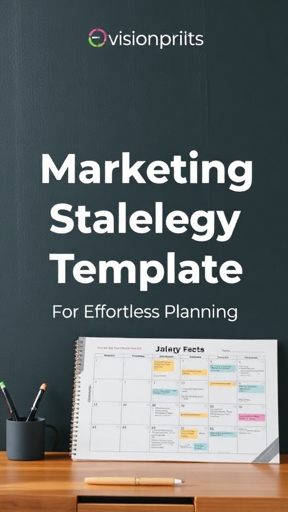 Marketing Strategy Calendar Template For Effortless Planning