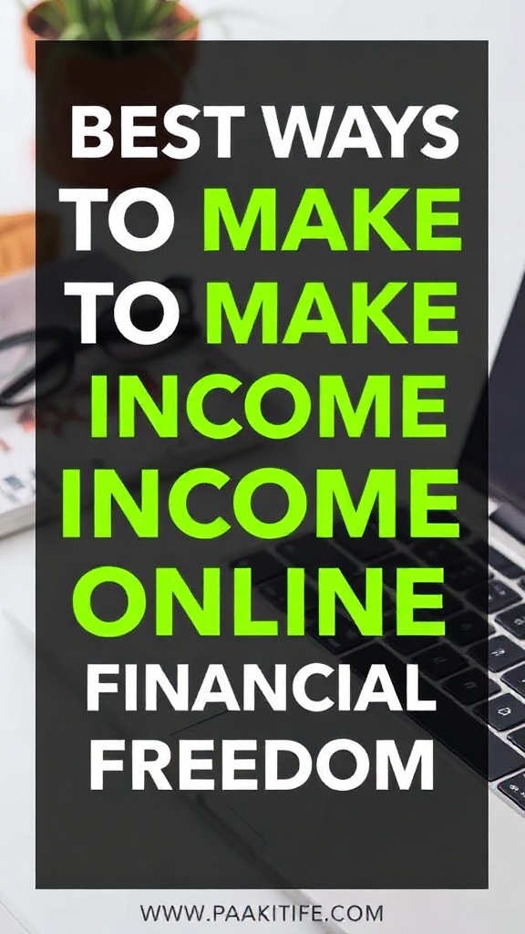 Best Ways to Make Passive Income Online for Financial Freedom