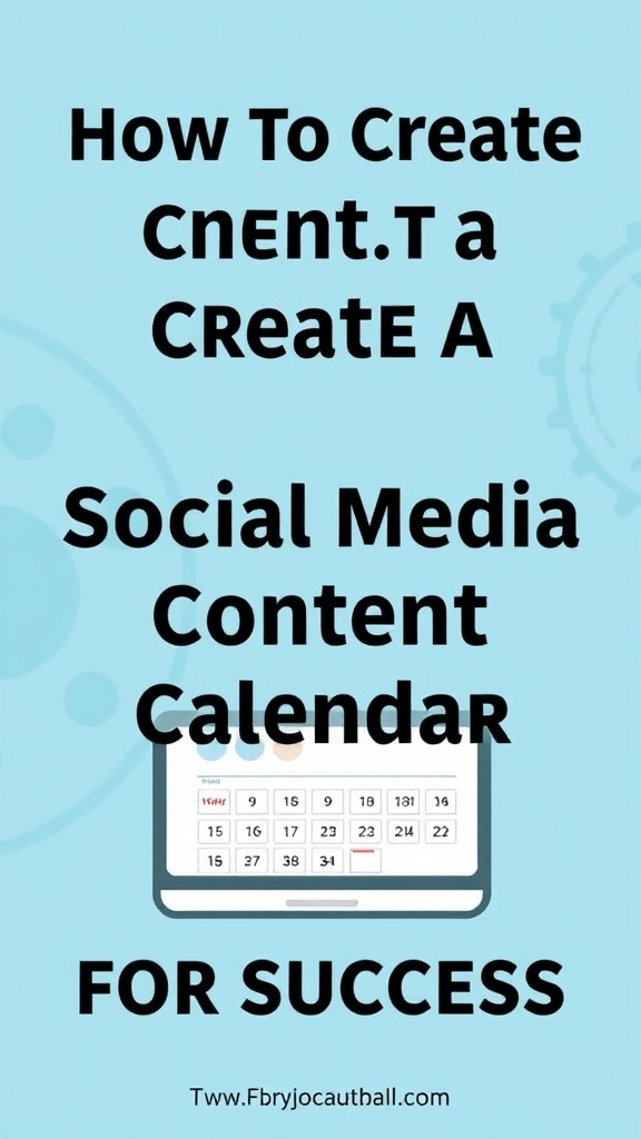 How To Create A Social Media Content Calendar For Success