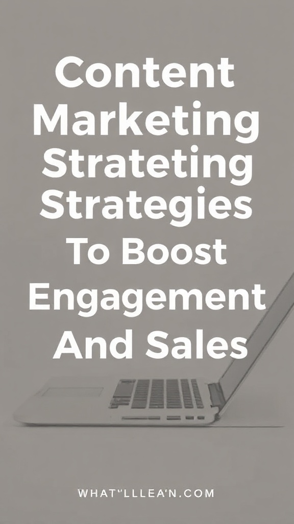 Content Marketing Strategies To Boost Engagement And Sales